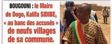 BOUGOUNI : le Maire de Dogo, Kalifa SIDIBE, « au banc des accusés » de neufs villages de sa commune.  